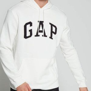 GAP Men's Pullover Hoodie White Size XL